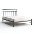 Bettgestell aus Metall für Schlafzimmer mit Matratze 190 x 90 x 120